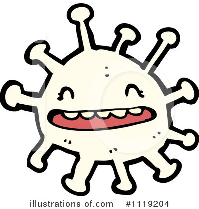 Royalty-Free (RF) Virus Clipart Illustration by lineartestpilot - Stock Sample #1119204