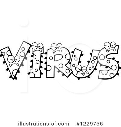 Royalty-Free (RF) Virus Clipart Illustration by Cory Thoman - Stock Sample #1229756