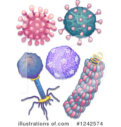 Royalty-Free (RF) Virus Clipart Illustration by BNP Design Studio - Stock Sample #1242574