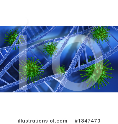 Dna Clipart #1347470 by KJ Pargeter