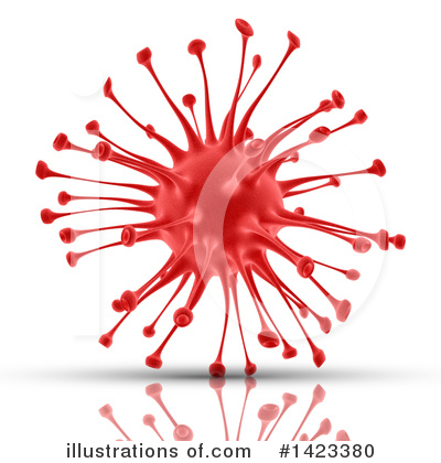 Virus Clipart #1423380 by KJ Pargeter