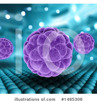 Royalty-Free (RF) Virus Clipart Illustration by KJ Pargeter - Stock Sample #1485306