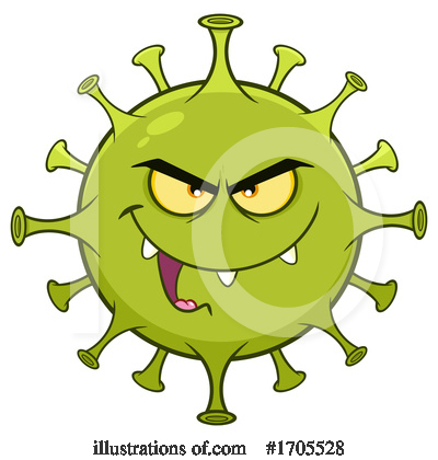 Royalty-Free (RF) Virus Clipart Illustration by Hit Toon - Stock Sample #1705528