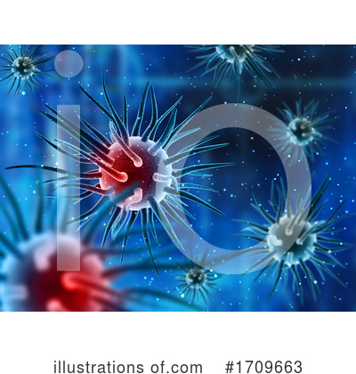 Royalty-Free (RF) Virus Clipart Illustration by KJ Pargeter - Stock Sample #1709663