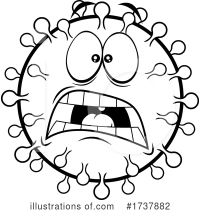 Royalty-Free (RF) Virus Clipart Illustration by Hit Toon - Stock Sample #1737882