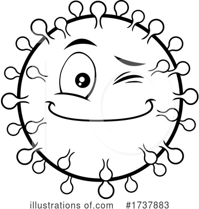 Royalty-Free (RF) Virus Clipart Illustration by Hit Toon - Stock Sample #1737883