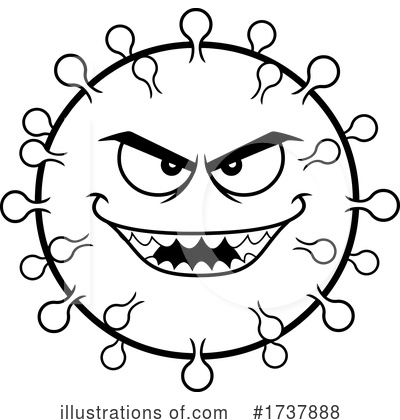 Royalty-Free (RF) Virus Clipart Illustration by Hit Toon - Stock Sample #1737888