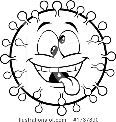 Royalty-Free (RF) Virus Clipart Illustration by Hit Toon - Stock Sample #1737890