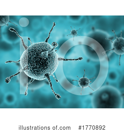 Royalty-Free (RF) Virus Clipart Illustration by KJ Pargeter - Stock Sample #1770892
