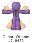 Vitruvian Man Clipart #219470 by Leo Blanchette