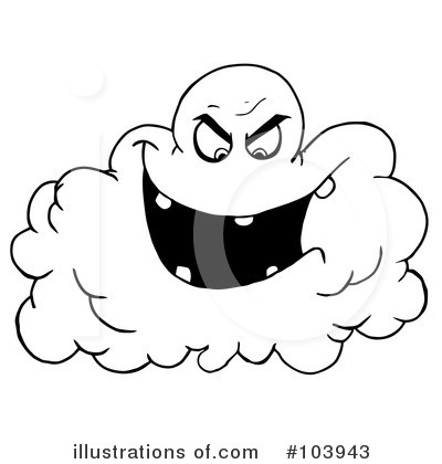 Royalty-Free (RF) Volcanic Ash Cloud Clipart Illustration by Hit Toon - Stock Sample #103943