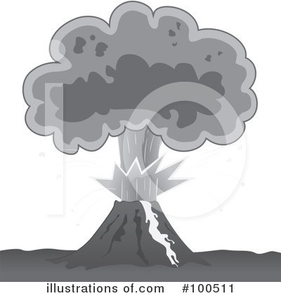 Royalty-Free (RF) Volcano Clipart Illustration by Paulo Resende - Stock Sample #100511