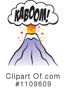 Volcano Clipart #1109609 by Johnny Sajem