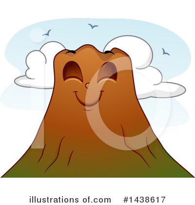 Royalty-Free (RF) Volcano Clipart Illustration by BNP Design Studio - Stock Sample #1438617