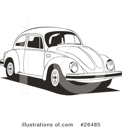 Vw Beetle Clipart #26485 by David Rey