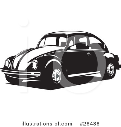 Royalty-Free (RF) Volkswagen Clipart Illustration by David Rey - Stock Sample #26486