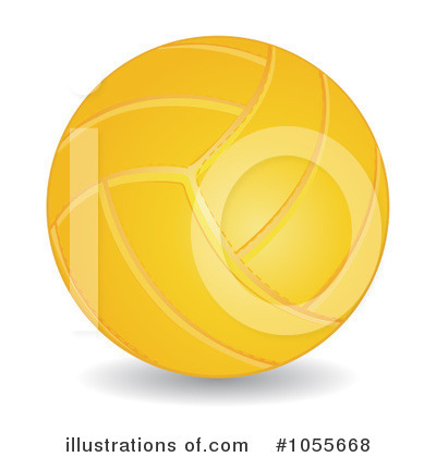 Royalty-Free (RF) Volleyball Clipart Illustration by MilsiArt - Stock Sample #1055668