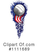 Volleyball Clipart #1111689 by Chromaco
