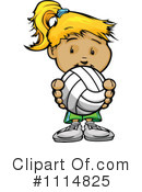 Volleyball Clipart #1114825 by Chromaco