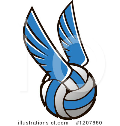 Royalty-Free (RF) Volleyball Clipart Illustration by Vector Tradition SM - Stock Sample #1207660