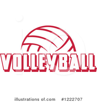 Royalty-Free (RF) Volleyball Clipart Illustration by Johnny Sajem - Stock Sample #1222707