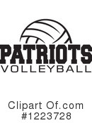 Volleyball Clipart #1223728 by Johnny Sajem