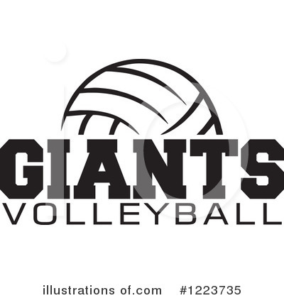 Royalty-Free (RF) Volleyball Clipart Illustration by Johnny Sajem - Stock Sample #1223735