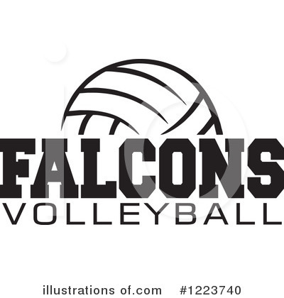 Royalty-Free (RF) Volleyball Clipart Illustration by Johnny Sajem - Stock Sample #1223740