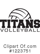 Volleyball Clipart #1223751 by Johnny Sajem