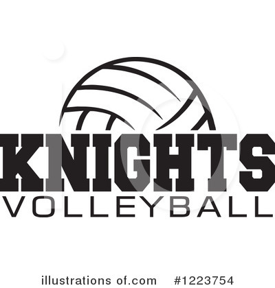 Royalty-Free (RF) Volleyball Clipart Illustration by Johnny Sajem - Stock Sample #1223754