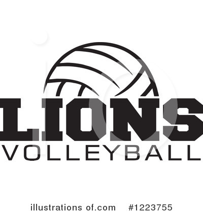 Royalty-Free (RF) Volleyball Clipart Illustration by Johnny Sajem - Stock Sample #1223755