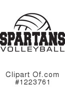 Volleyball Clipart #1223761 by Johnny Sajem