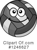 Volleyball Clipart #1246627 by Vector Tradition SM