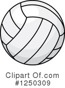Volleyball Clipart #1250309 by Vector Tradition SM