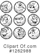 Volleyball Clipart #1262988 by Chromaco