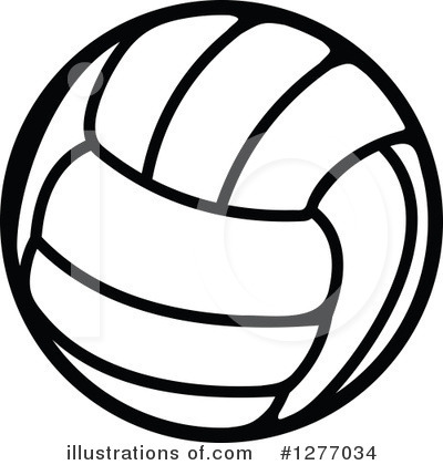 Royalty-Free (RF) Volleyball Clipart Illustration by Vector Tradition SM - Stock Sample #1277034