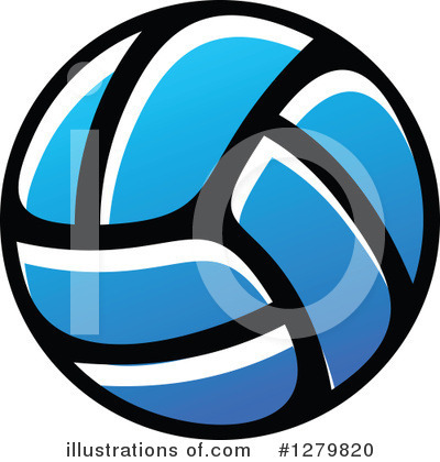 Royalty-Free (RF) Volleyball Clipart Illustration by Vector Tradition SM - Stock Sample #1279820
