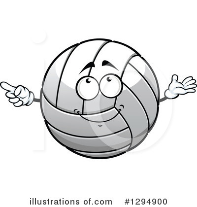 Royalty-Free (RF) Volleyball Clipart Illustration by Vector Tradition SM - Stock Sample #1294900