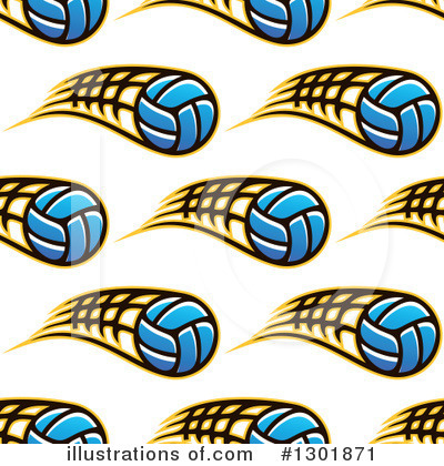 Royalty-Free (RF) Volleyball Clipart Illustration by Vector Tradition SM - Stock Sample #1301871