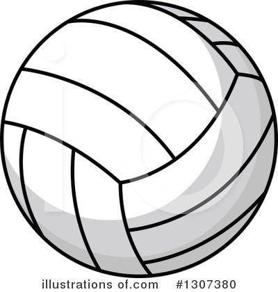 Royalty-Free (RF) Volleyball Clipart Illustration by Vector Tradition SM - Stock Sample #1307380