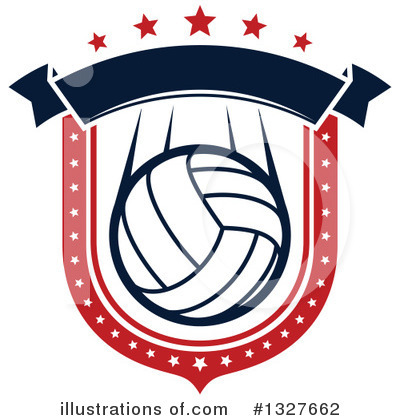 Royalty-Free (RF) Volleyball Clipart Illustration by Vector Tradition SM - Stock Sample #1327662
