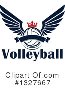 Volleyball Clipart #1327667 by Vector Tradition SM