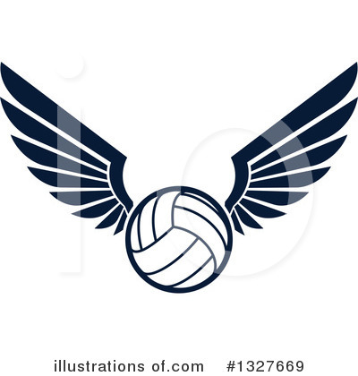 Royalty-Free (RF) Volleyball Clipart Illustration by Vector Tradition SM - Stock Sample #1327669