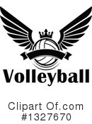 Volleyball Clipart #1327670 by Vector Tradition SM