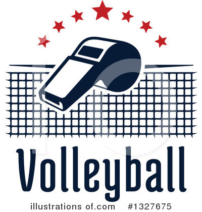 Royalty-Free (RF) Volleyball Clipart Illustration by Vector Tradition SM - Stock Sample #1327675