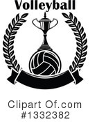 Volleyball Clipart #1332382 by Vector Tradition SM