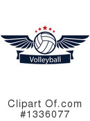 Volleyball Clipart #1336077 by Vector Tradition SM