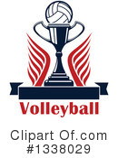 Volleyball Clipart #1338029 by Vector Tradition SM