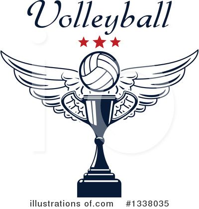 Royalty-Free (RF) Volleyball Clipart Illustration by Vector Tradition SM - Stock Sample #1338035