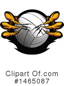 Volleyball Clipart #1465087 by Chromaco